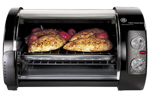 Toaster Ovens heat leftovers quickly without microwave radiation