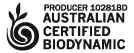 Australian Biodynamic Certification Logo – Macquaridale Organic Wine