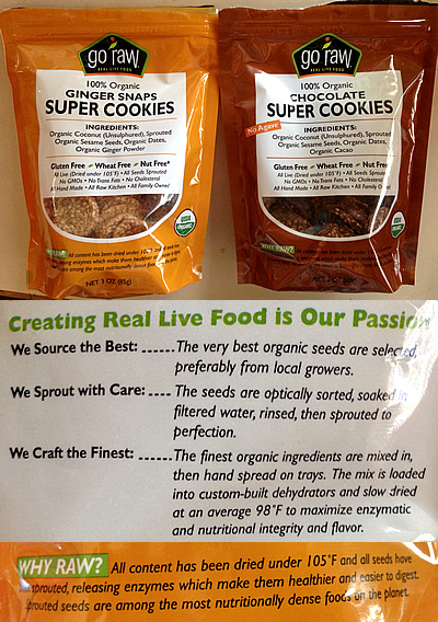 Go Raw Organic Cookies