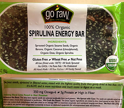 Go Raw Spirulina Bar