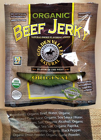 Golden Valley Natural Organic Beef Jerky