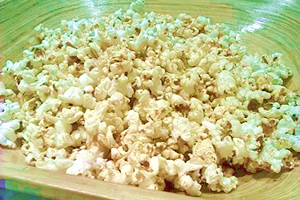 Homemade popcorn