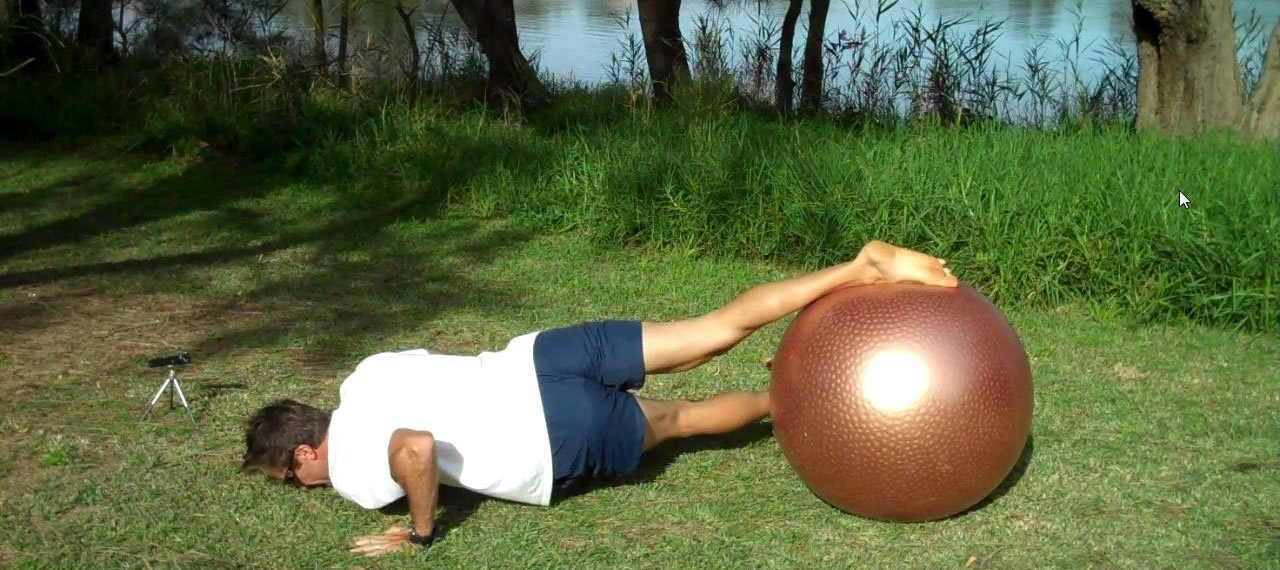 How to Get Primal on a Swiss Ball - Part 3/5: Primal Push-Ups