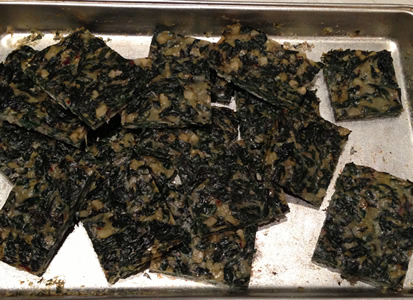 Baked Spinach Bars Recipe