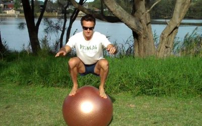 How to Get Primal on a Swiss Ball – Part 4/5: Swiss Ball Squats