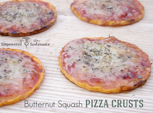 Butternut Squash Pumpkin Pizza Crusts