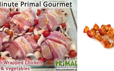 15-Minute Primal Gourmet Bacon-Wrapped Chicken & Vegetables