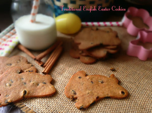 Traditional English Almond Meal Easter Cookies