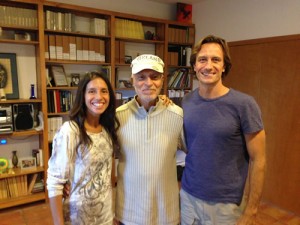 Bex, Dr.Omar Amin and Brad at his home in Scottsdale Arizona.